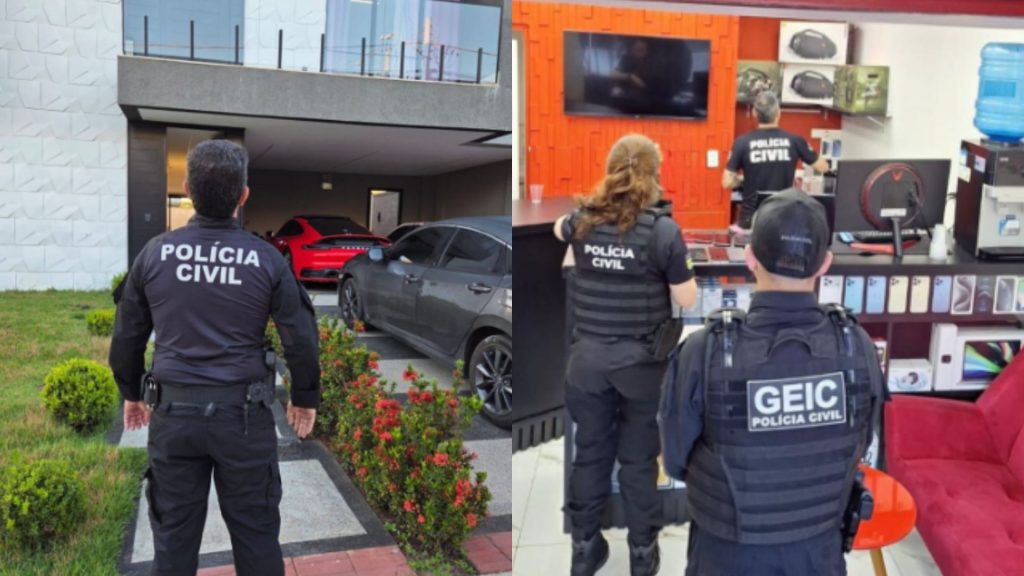 Grupo é investigado por estelionato e lavagem de dinheiro.