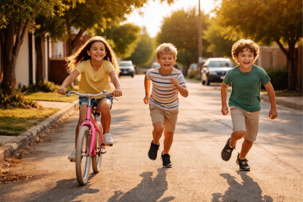 crescer com mais liberdade e menos supervisão