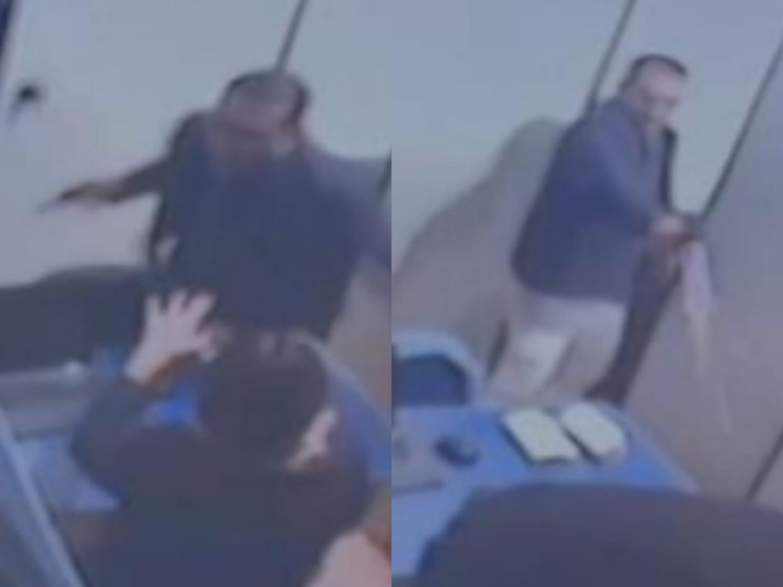 Câmeras de segurança registraram o momento do crime. (Foto: Reprodução)