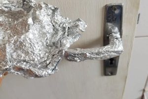 Embrulhar a maçaneta