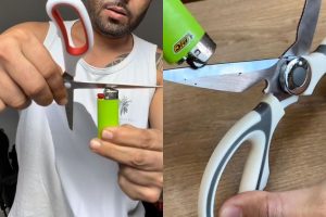 Afiar facas e tesouras