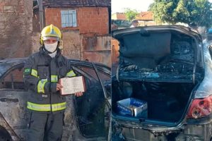 Em meio às chamas, Bíblia permanece intacta após incêndio destruir carro em Goiás