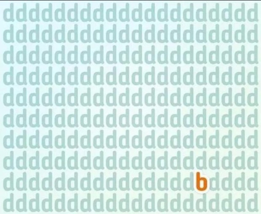 Só 8% das pessoas conseguem: encontre a letra b camuflada na imagem em 10 segundos e veja se sua visão está afiada de verdade