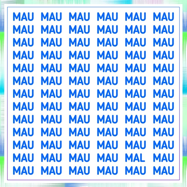 Somente os mais atentos conseguem: encontre a palavra diferente em menos de 15 segundos e descubra se você está entre os poucos que acertam