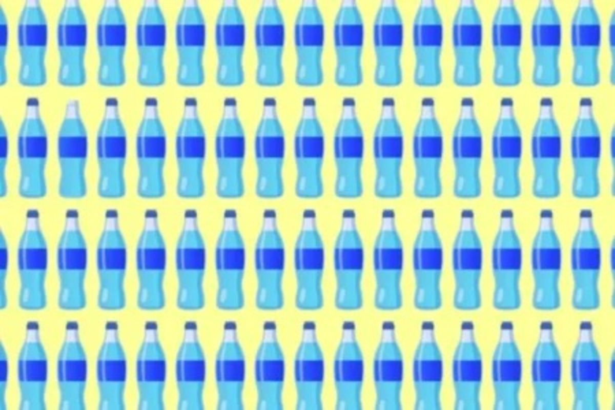 Só os mais atentos conseguem: ache 3 garrafas sem tampa nesta imagem, quase ninguém acerta de primeira
