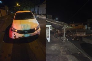 Bêbado, motorista invade borracharia, tenta fugir, mas é detido em Rio Verde