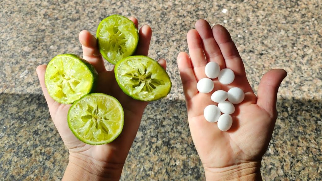Misturar naftalina no limão pode servir para limpeza, mas exige atenção e uso consciente