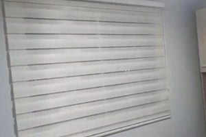 truque para limpar persianas brancas