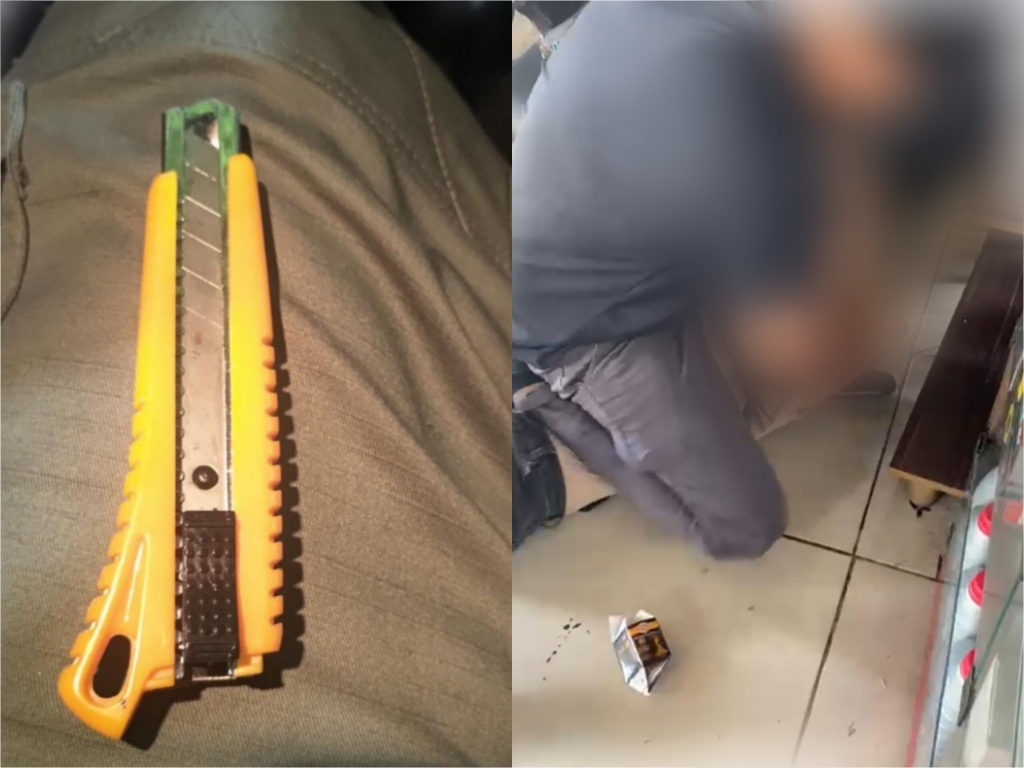 “Vou te matar”: jovem se descontrola, ameaça pessoas com gilete e causa confusão em Goiânia