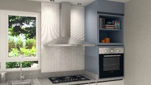 Nova coifa inteligente substitui exaustores tradicionais com menos ruído, mais eficiência e design moderno para cozinhas.