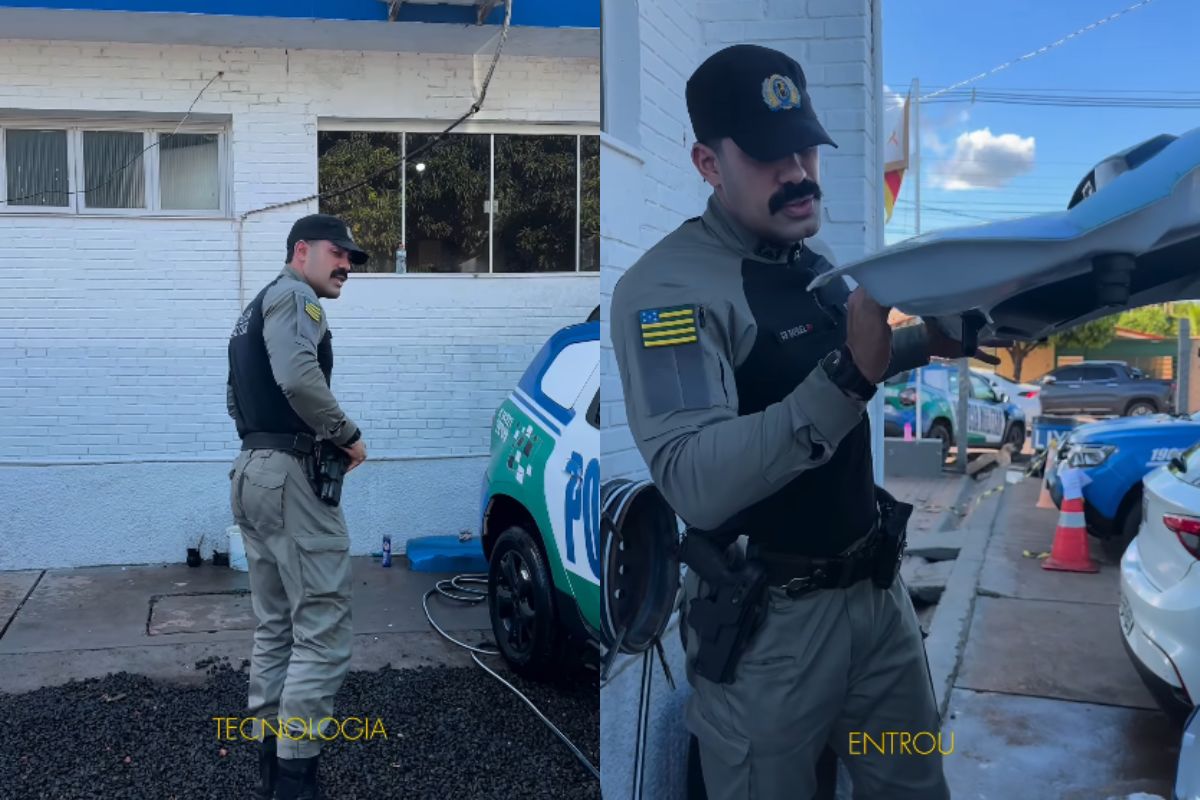 “Viatura de luxo”? Novo vídeo de policial militar de Goiás viraliza nas redes