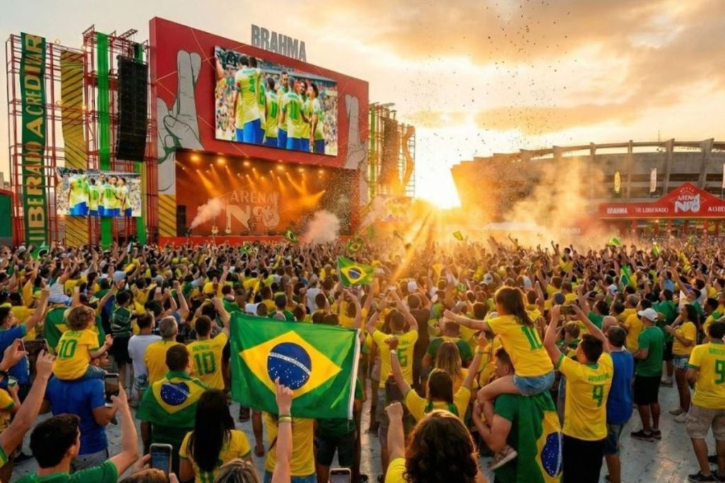 Goiânia vai receber arena da Ambev para transmissão da Copa do Mundo 2026