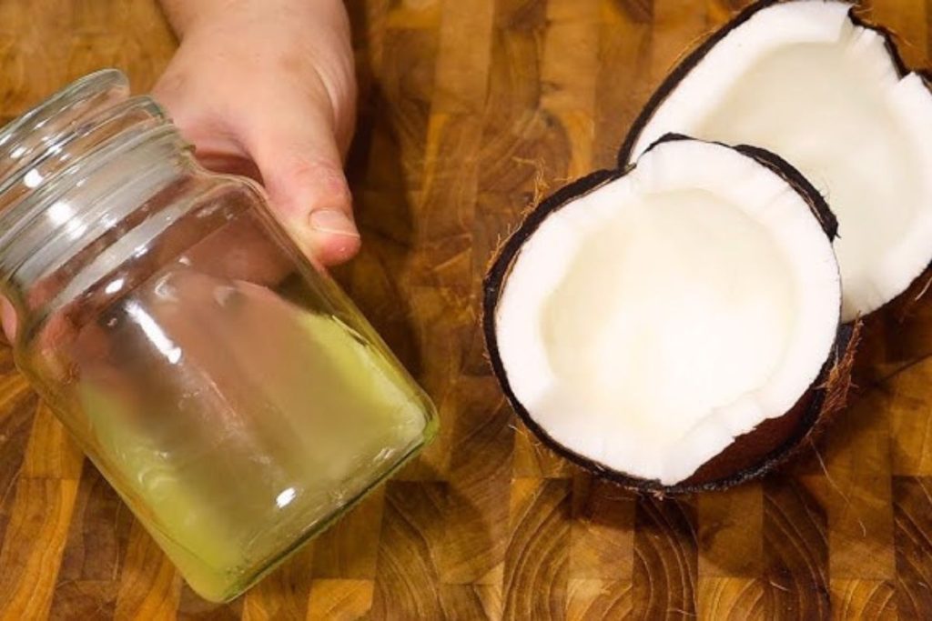 óleo de coco com bicarbonato
