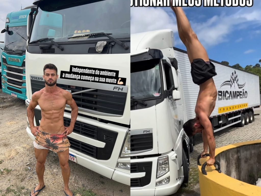 Caminhoneiro já conta com quase 100 mil seguidores no Instagram. (Foto: Reprodução/@marcossodreoficial)