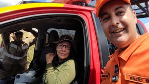 professora encontrada pelos bombeiros