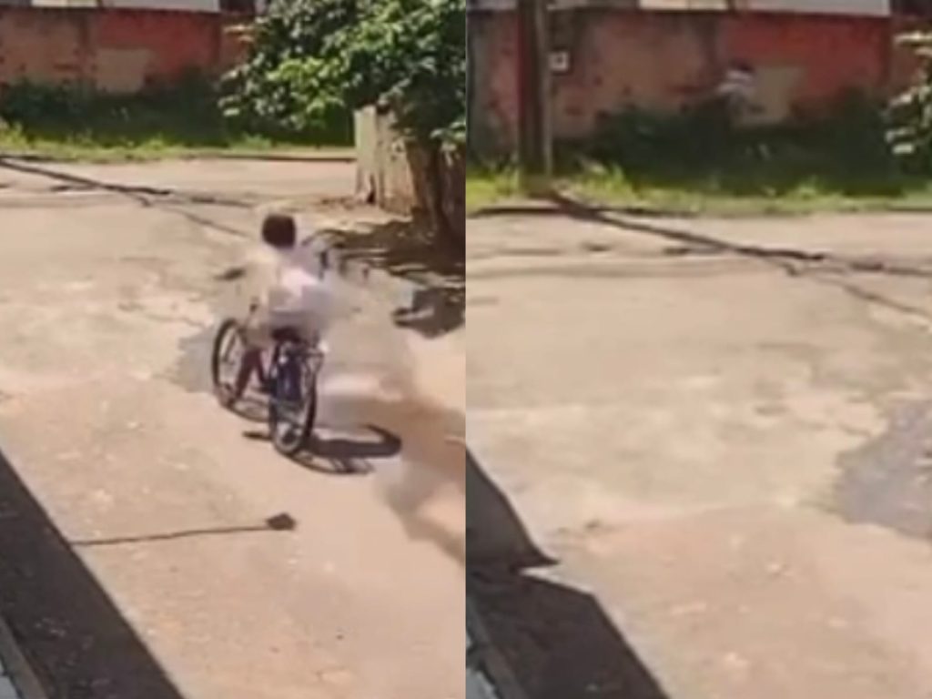 Criança segue em estado grave após acidente de bicicleta em Anápolis. (Foto: Reprodução)