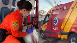 Corpo de Bombeiros realizou parto de bebê em Jataí.