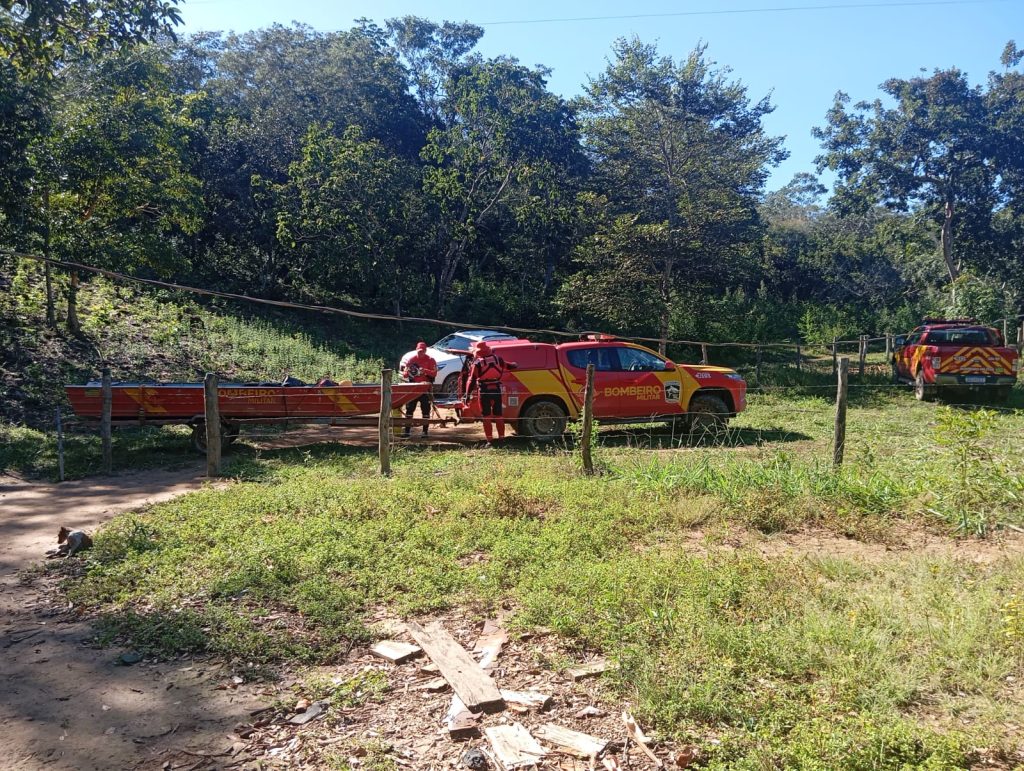 encontrado homem que se afogou no rio do peixe