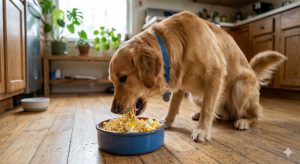 Dar macarrão com ovo para o cachorro pode trazer benefícios, mas exige atenção à frequência e ao preparo