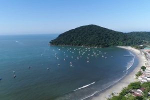 Praia mais poluída do litoral