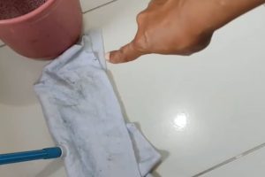 Misturinha com vinagre e sabão