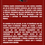 Nota de Repúdio e Retratação da Mafiosa