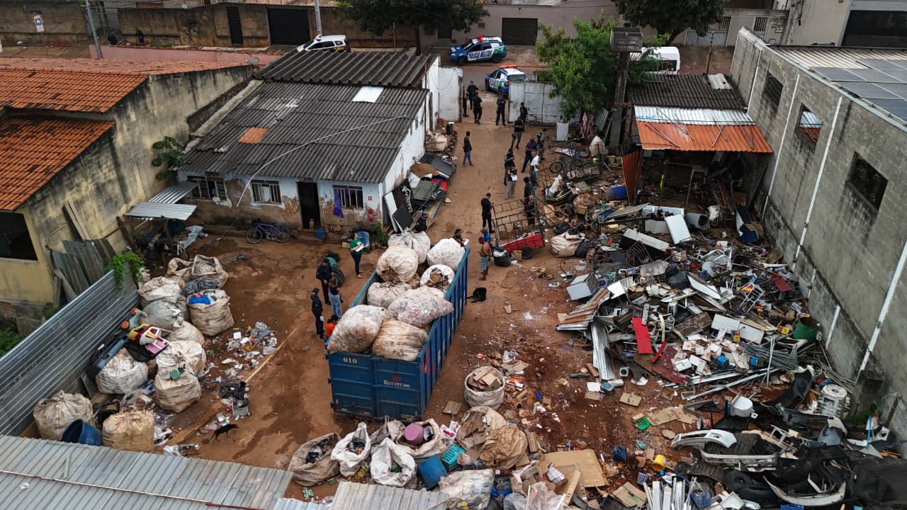 GCM mira pontos de compra e venda de recicláveis em Goiânia com foco no combate ao tráfico de drogas