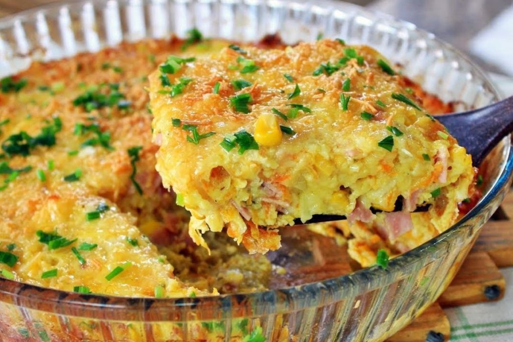 Omelete de forno na travessa