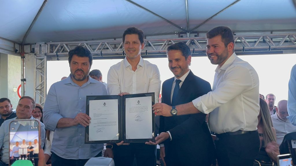 Márcio Corrêa, Daniel Vilela, Luiz Antônio Rosa e Amilton Filho. novo presidente da codego