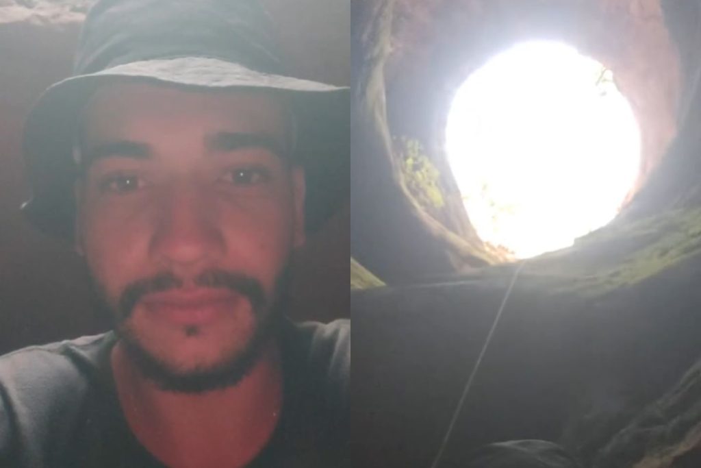 Jovens ficam presos em caverna por mais de 8 horas durante trilha em Goiás