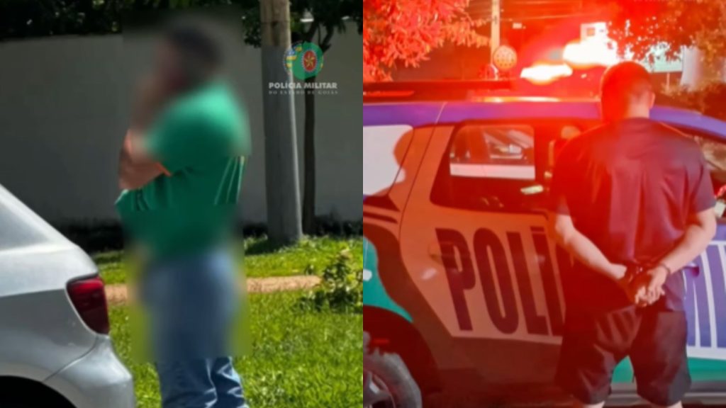 Homem foi preso após ser flagrado fazendo atos obscenos em frente a colégio.