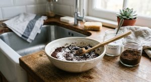 A mistura de café com bicarbonato neutraliza odores e melhora o ambiente de forma natural e eficiente