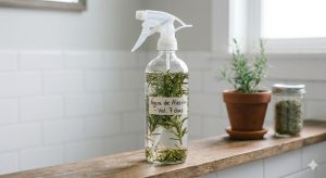 A água de alecrim fortalece os fios, reduz a queda e estimula o crescimento de forma natural