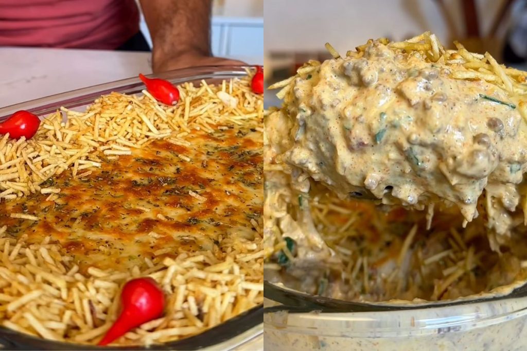 Fricassê de carne moída