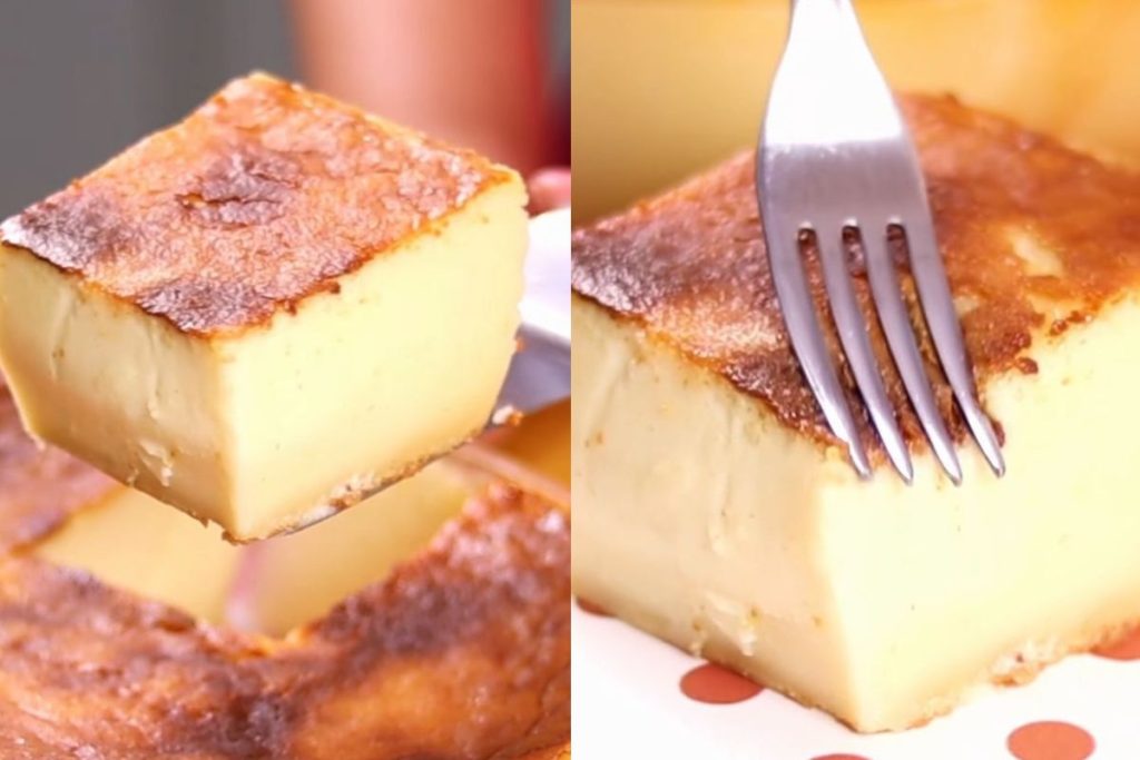 Bolo de leite cremoso