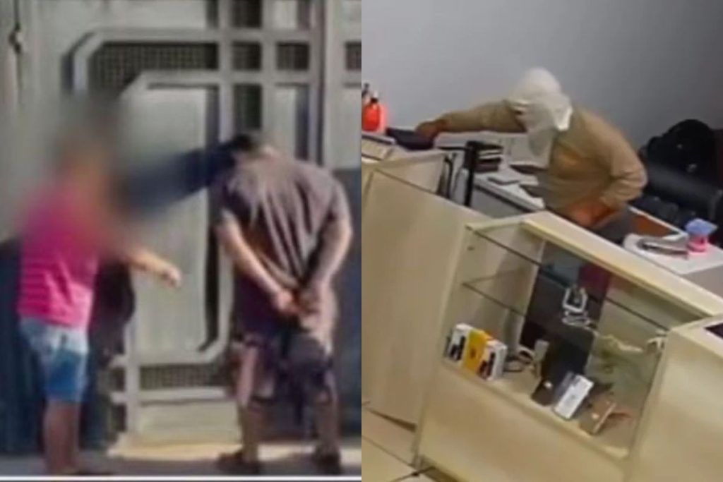 “O que você está fazendo comigo?”: mãe dá bronca em filho preso após furto