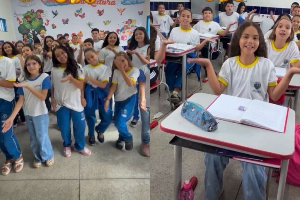 Vídeo de alunos de escola municipal de Anápolis viraliza e chama atenção nas redes sociais