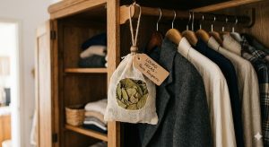 Pendurar folhas de louro no guarda-roupa ajuda a proteger roupas, perfumar o ambiente e afastar insetos naturalmente