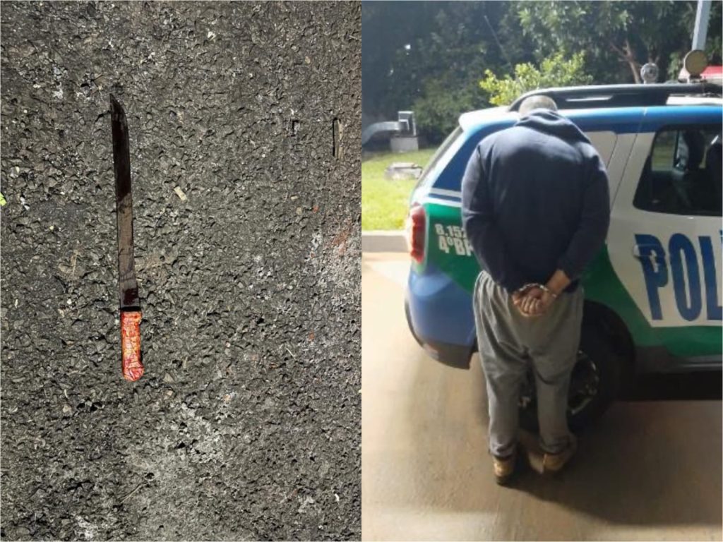 Ex invade casa, ameaça jovem com facão e vizinho acaba preso em Anápolis