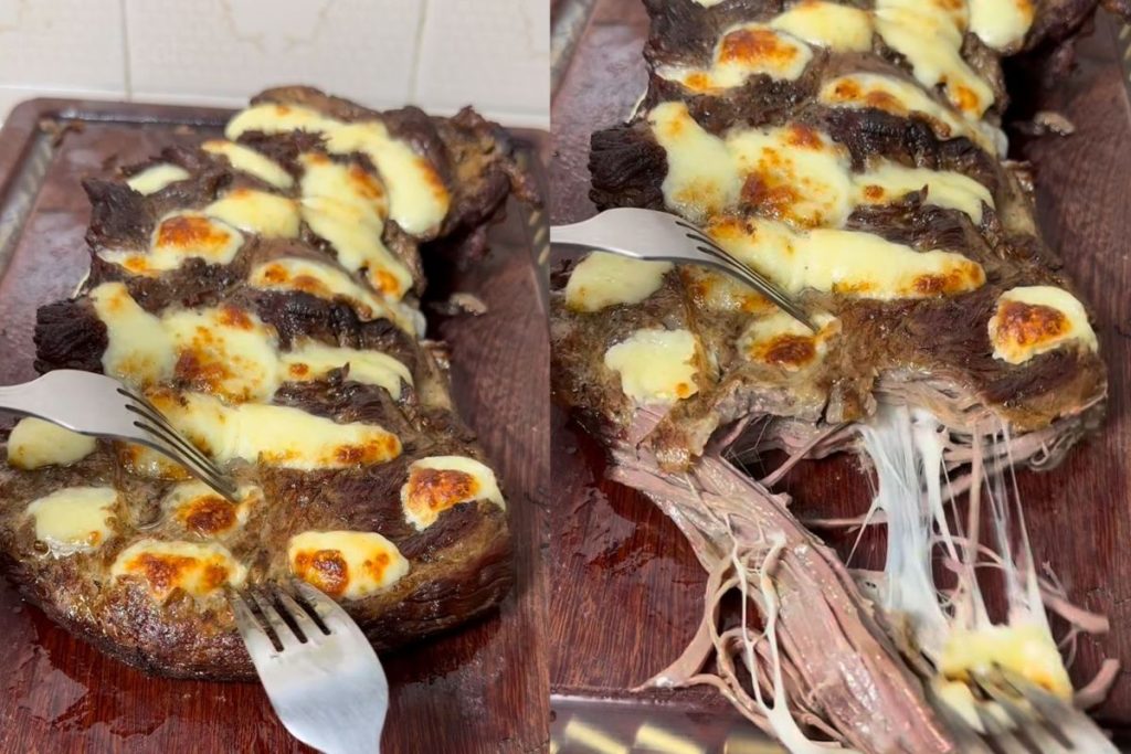 Carne de segunda em prato de restaurante chique