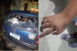 Caso de violência doméstica deixa mulher ferida e bebê atingida por vidro em Anápolis