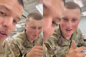 Natural de Goiânia, soldado do exército dos EUA viraliza ao ensinar companheiro a dizer "Mozarlândia"