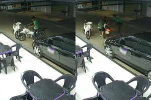Ladrão tenta fugir com moto, é derrubado por dono e acaba preso em Anápolis