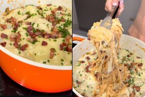 Macarrão de strogonoff: