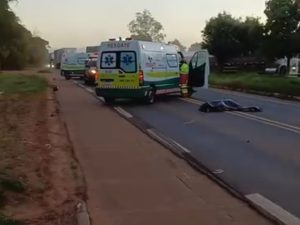 Acidente aconteceu no km 126 da BR-153, em Estrela do Norte. (Foto: Reprodução)