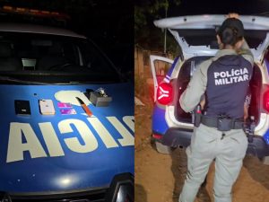 Criminoso que assaltou motorista de aplicativo foi preso em flagrante. (Foto: Reprodução)