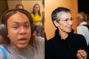 Roberta Santana, 25, diz ter sido discriminada pela atriz no banheiro feminino do Barra Shopping, no Rio