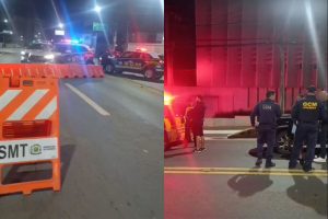 Com alto teor alcoólico, motorista rompe bloqueio de trânsito e acaba preso em Goiânia