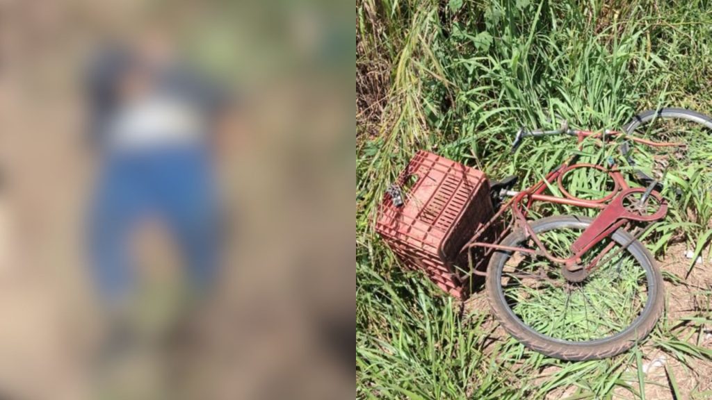 Idoso foi encontrado morto ao lado de bicicleta.