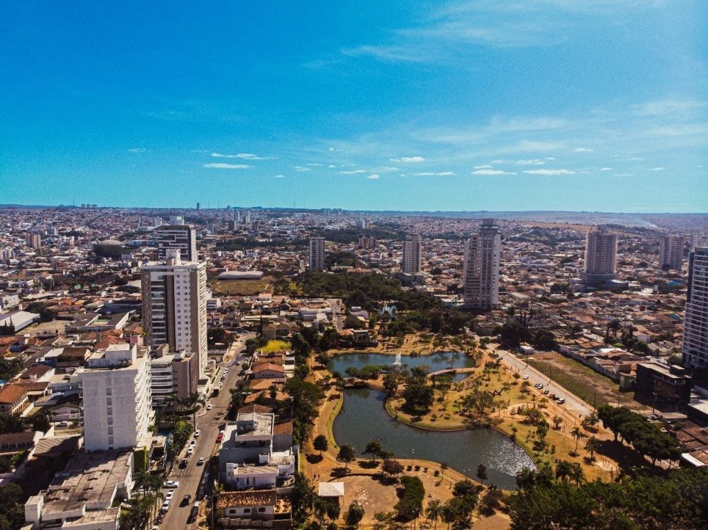 Vista aérea de Anápolis.